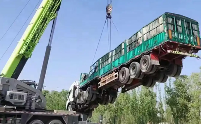 洞口道路脱困救援案例